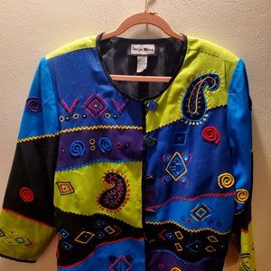 Indigo Moon Embellished Jacket